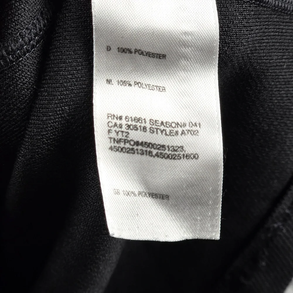 The North Face measurements pit